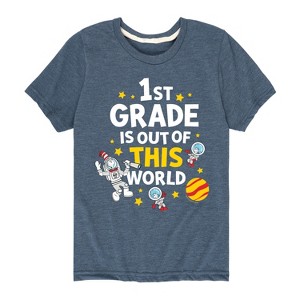 Boys' - Dr. Seuss - First Grade Out Of This World Short Sleeve Graphic T-Shirt - 1 of 4