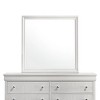 GlasFlength Decorative Wall Mirrors Wall Art Square Mirror Vanity Mirror Accent Mirror Metal Frame Mirror for Living Room, White, 38.19"*0.87"*38.19" - 2 of 4