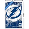 Trends International NHL Tampa Bay Lightning - Maximalist Logo 23 Framed Wall Poster Prints - 3 of 4