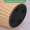 14.5/23/31 Inch Tall Planter，Self - Watering, Water Level Gauge with Wheels, Extra Large Outdoor, Heavy Duty Resin, Indoor Outdoor Pots - 4 of 4