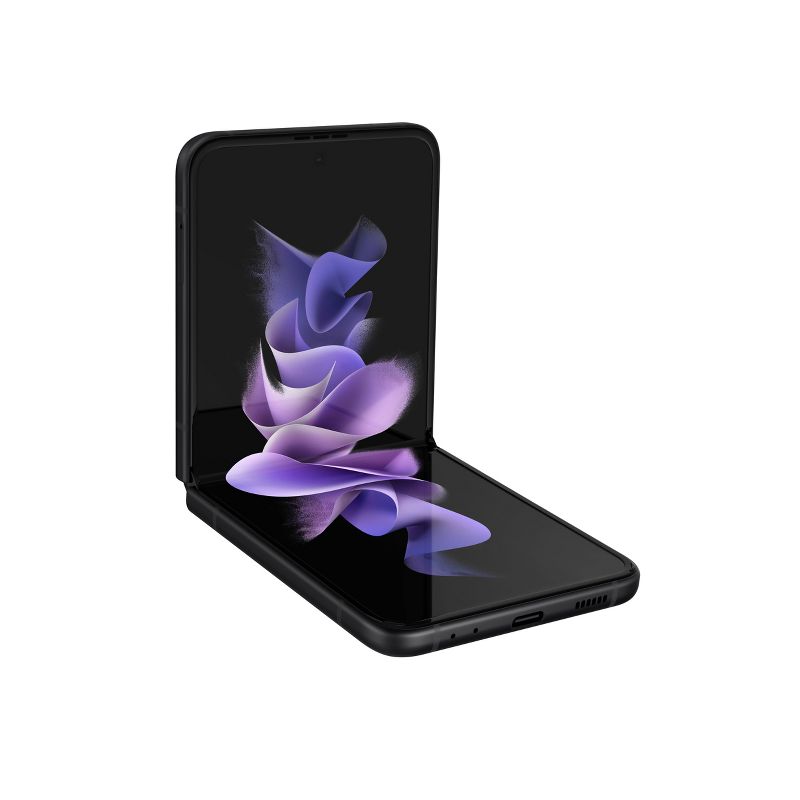 AT&#38;T Samsung Galaxy Z Flip3 5G (128GB) Smartphone - Phantom Black, 1 of 11