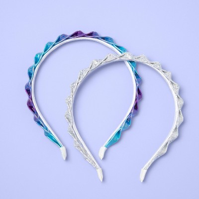 Girls' 2pk Glitter Twist Headband - More Than Magic™ Ombre