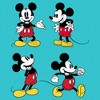 Girl's Mickey & Friends Four Retro Mice T-Shirt - image 2 of 4