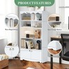 GustoWave 5-Tier Bookcase and Bookshelf, Large 63 Inch Tall Floor Standing Book Shelf, Toy Display Storage Shelves, Bookcase Storage Shelves - 4 of 4