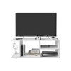 47.4" Entertainment Center TV Stand with Spacious Shelves and Large Compartment for Living Room and Bedroom - 3 of 4