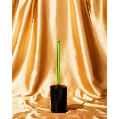 Neon Green Acrylic Toilet Plunger with Drip Tray