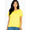 Slickblue Women's Basic Short Sleeve T-Shirt, Stretch Jersey Knit, Casual Everyday Fit, 10 Color Options, Size S-L - 2 of 4
