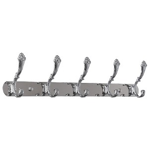 Unique Bargains Stainless Steel Wall Mounted Rust-Resistant Coat Hooks - 1 of 4