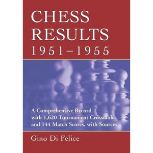 Chess Results, 1951-1955 - by  Gino Di Felice (Paperback) - 1 of 1