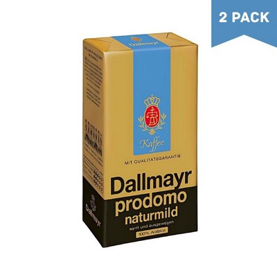 thumbnail interactive-video image 1 of Dallmayr Prodomo Ground Coffee – 500g – Finely Ground, Dark Roast – German Coffee 1 of 6