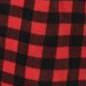 plaid black & red