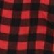 plaid black & red