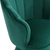 Swivel Barrel Accent Sofa Chair, 360 degree Swivel Round Sofa 300 Lbs Load Bearing Capacity for Living Room Bedroom Office Lounge Arm Chair - 4 of 4