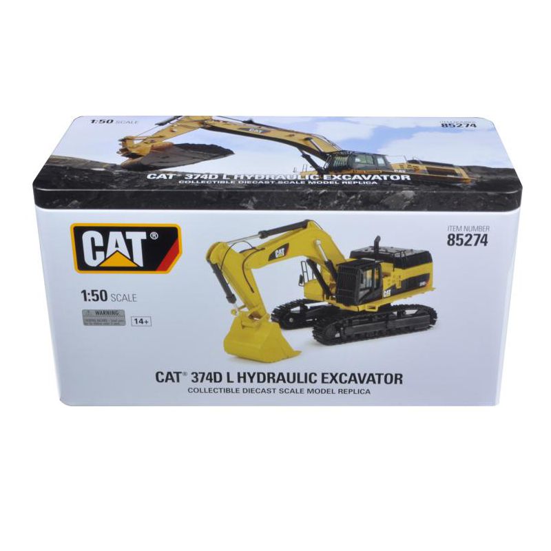 CAT Caterpillar 374D L Hydraulic Excavator with Operator "High Line" Series 1/50 Diecast Model by Diecast Masters, 4 of 5