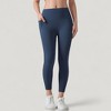 Anna-Kaci Active Women's High Waist Leggings with Side Pockets and Seamless Fitted Design for Active and Casual Wear - 3 of 4