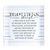 Dicksons Brothers In Christ, Brothers By Heart, Multicolor 3 x 3 Inch Glass Tabletop Sign Plaque, - 2 of 2