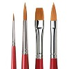 da Vinci COSMOTOP-SPIN Watercolor Brushes, Synthetic, Assorted, 4 Brush Set in Black Cloth Carrying Bag - 3 of 3