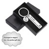 Unique Bargains Stainless Steel Personalized Durable Keychain with Gift Box 1 Set - 4 of 4