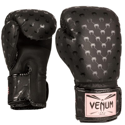 Venum Ykz21 Hook And Loop Boxing Gloves - Black/black : Target