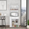 Depot E-Shop Pantry Double Door Cabinet 67" H, One Drawer, Two Shelves, Three Side Shelves - 3 of 4