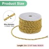 Unique Bargains Soft Polyester Twisted Silk Decorative Craft Cord Trim Cord Rope 22 Yards 1 Pc - 3 of 4