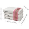 AuldHome Design Faux Book Stack: 3pc Set Decorative Book Tower for DIY Crafts and Home Decor - 3 of 4