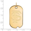 Black Bow Jewelry 10k Yellow Gold Florida State Seminoles NCAA Large Pendant - 2 of 3