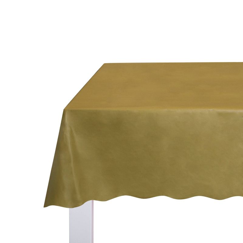 54&#34; x 108&#34; Table Cover Gold - Spritz&#8482;, 1 of 4