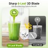 Itopfox Smoothie Blender with 3 To-Go Cups, 22000 RPM High Speed, Detachable 6-Blade for Shakes, Smoothies, Kitchen Use, Black - 4 of 4