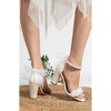 Krystal - Ivory Lace Bridal Sandals with Pearls | Forever & Always Shoes - 4 of 4