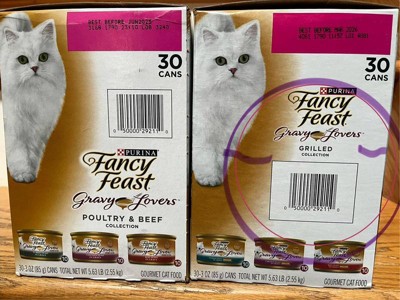 Purina Fancy Feast Gravy Lovers Variety Pack Chicken Turkey