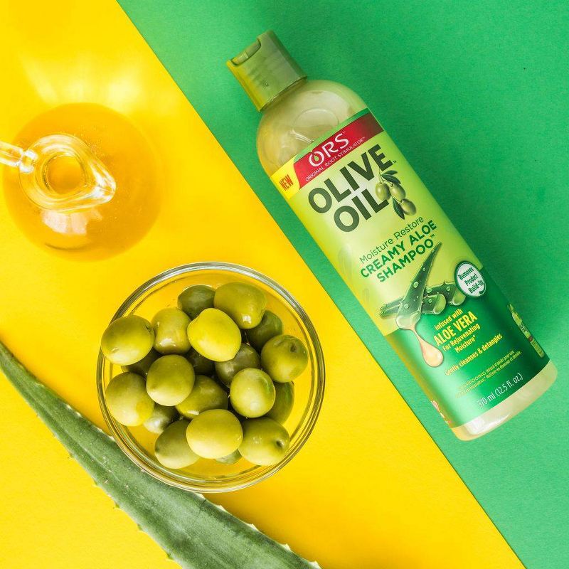 ORS Olive Oil Creamy Aloe Shampoo - 12.5 fl oz, 4 of 7