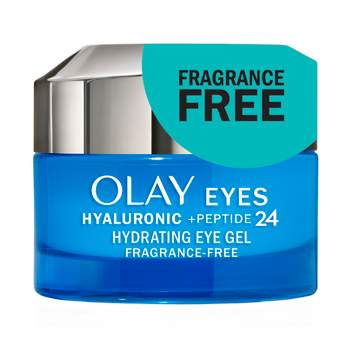 Olay Hyaluronic + Peptide 24 Fragrance-Free Gel Eye Cream - 0.5oz