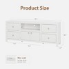 Industrial Long Console Table, 47 Inch 3-Tier Entryway Table with Storage Shelves, Rectangular Sofa Table, Entry Table for Entrance - 3 of 4