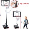 Kids Basketball Hoop - 70-84in Adjustable Height, Portable Basketball Hoops & Goals for Kids-Youth in In/Outdoor - Fillable Base - Play22Usa - 2 of 4