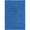 Unique Loom Solid Shag Solid Indoor Woven Area Rug - 2 of 4