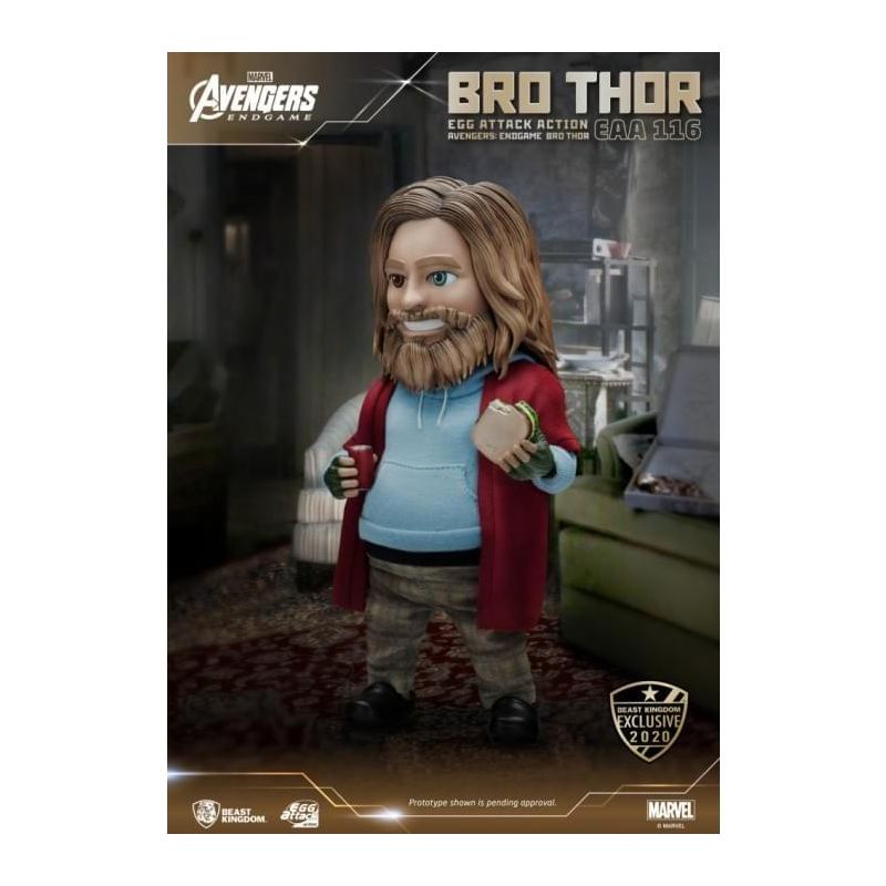Beast Kingdom Co. Marvel Egg Attack Action Figure | Bro Thor, 3 of 4