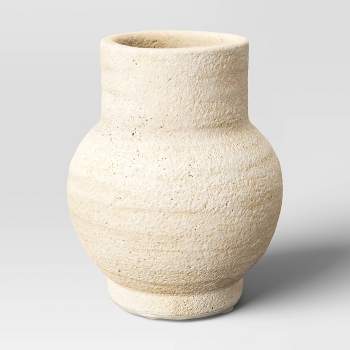 Small Ceramic Textured Vase - Threshold™