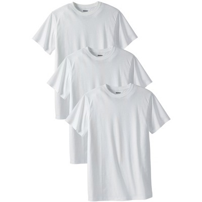 KingSize Men's Big & Tall 3-Pack Cotton Crewneck Undershirt