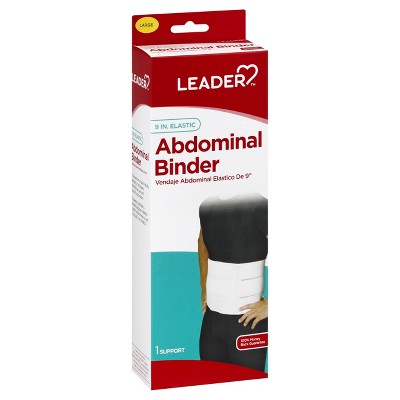 Leader 9 Inches Large Elastic Abdominal Binder 1 ea