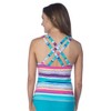 Women's Criss Cross Tankini Top - 24th & Ocean - 3 of 3