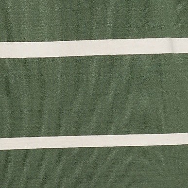 estate green/ivory rugby strip