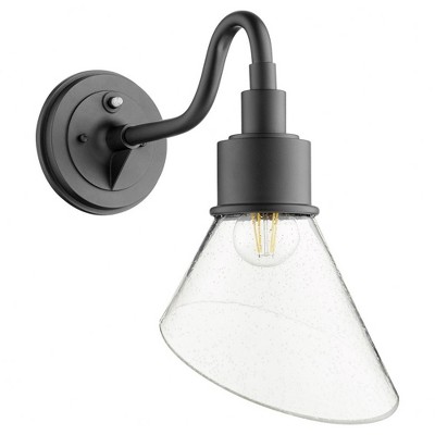 Quorum Lighting Torrey 1-Light Noir Outdoor Wall Sconce