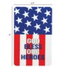 Dicksons God Bless Our Heroes Red White 4 inch Paper Pocket Card Bookmark Pack of 12 - 3 of 4