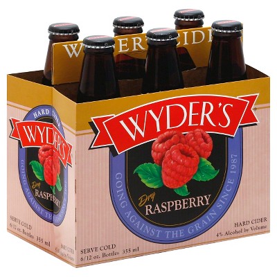 Wyder's Raspberry Hard Cider - 6pk/12 fl oz Cans