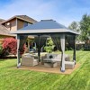 13x13ft Pop Up Gazebo w/ Mosquito Net - STO-N-Go Wheeled Bag, Canopy Tent for Backyard - 2 of 4