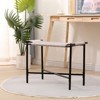 FONTOI Rectangle Rope Ottoman, Woven Footstool for Living Room Bedroom, Gray, 11.42"*17.32"*23.62" - 2 of 4