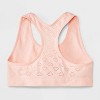 Girls' 2pk 'Hearts' Printed Sports Bra - Cat & Jack™ Peach Orange - 2 of 4