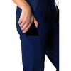 Valencia Jogger Scrub Pants for Tall Women | Medical Scrub Pants | Women Scrub Pants - Navy - X-Small - 3 of 4