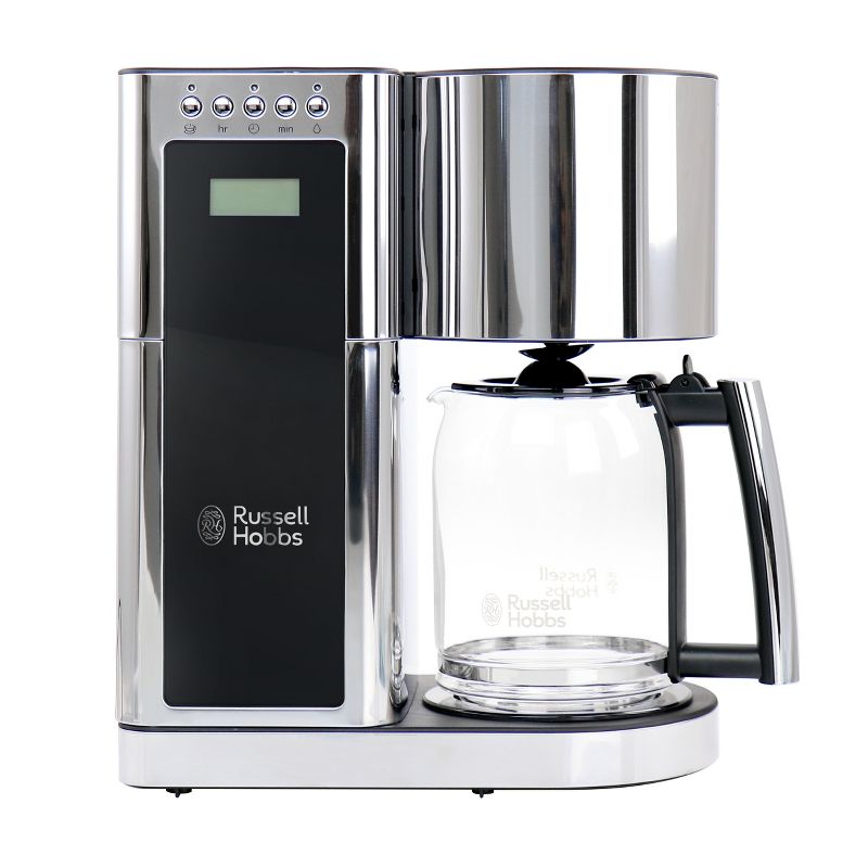 Russell Hobbs Glass 8 Cup Coffeemaker in Silver and Stainless Steel, 1 of 8